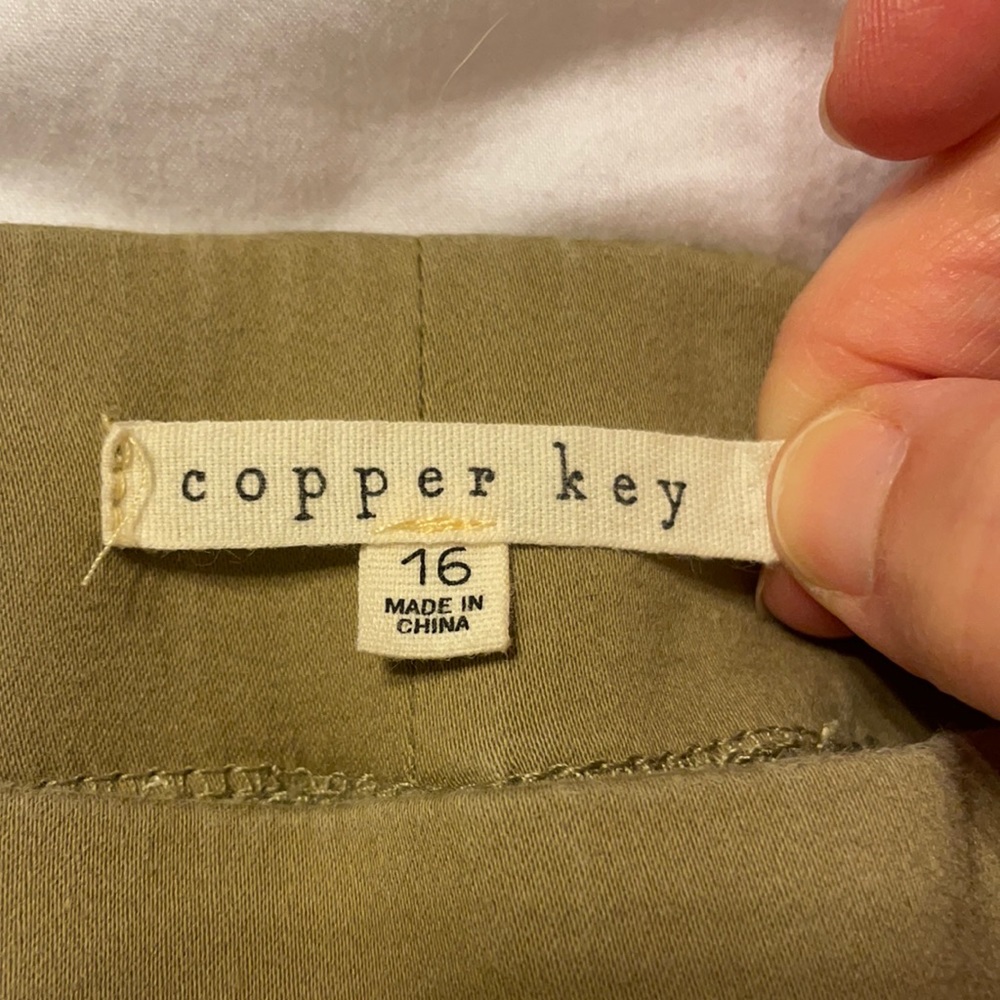 Copper key khaki pants